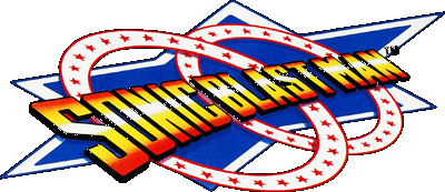 Sonic Blast Man logo for Super Famicom